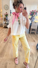 Off White Puff Sleeve Babydoll Blouse