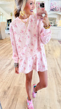 Pink Lace Trim Skirt Lounge Set