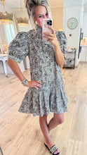 Uncle Frank Leopard Pleated Dress