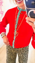 Christmas Gingham Ruffle Cardigan