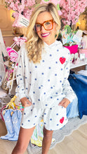 Deal of the Day Navy Polka Dot I Love America Short Set