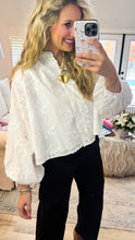 Off White Dolman Sleeve Oversized Top