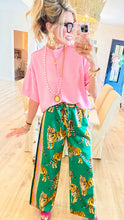 Green Tiger Wide Leg Pants