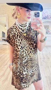 Leopard Tshirt Dress
