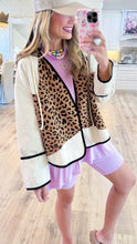 Oatmeal and Leopard Mix Match Jacket