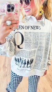 Queen of News Sweatshirt