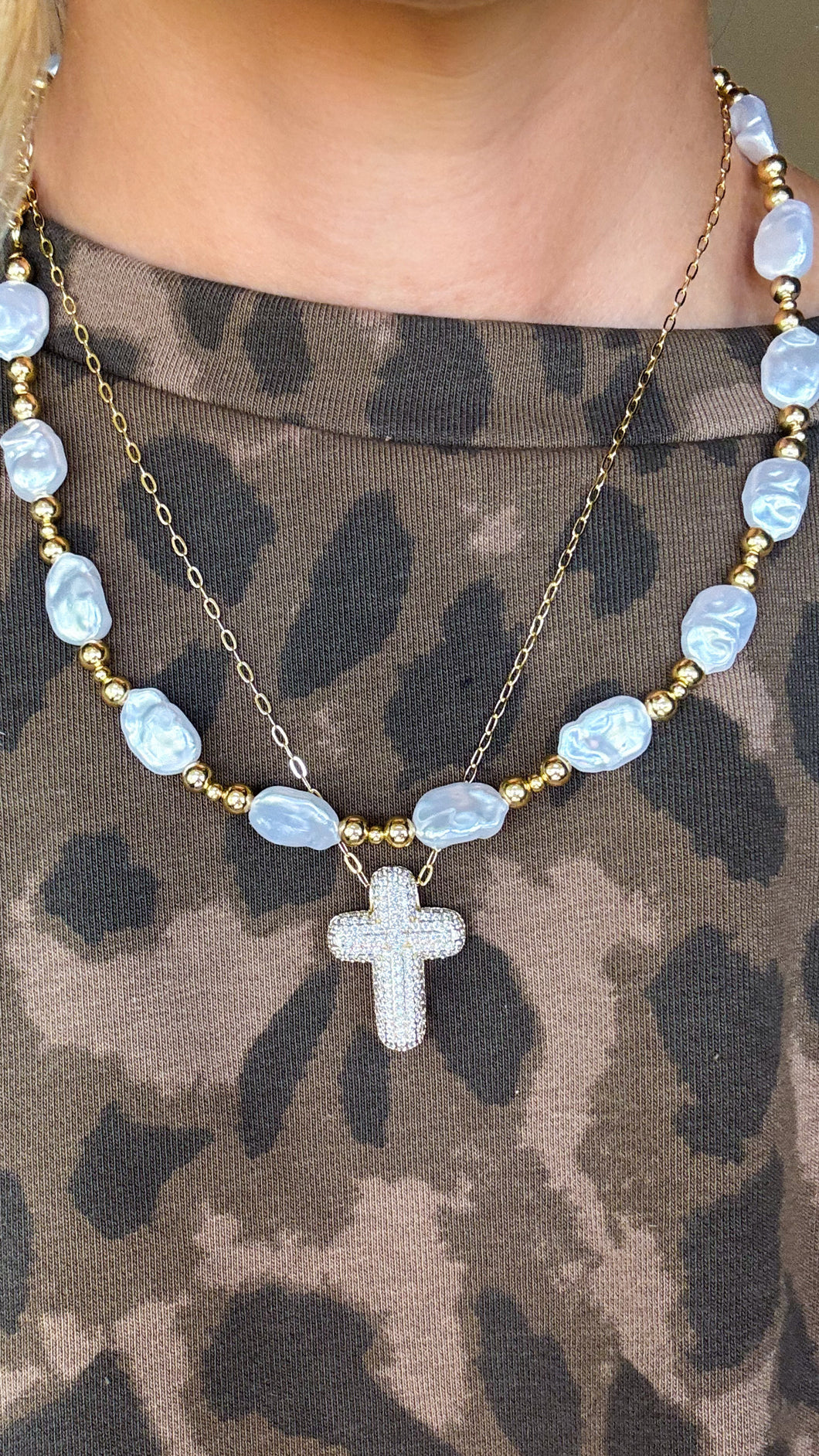 Gold Faithful Glow Necklace