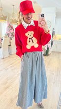 Red Bear Knit Sweater