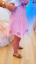 Orchid Floral Eyelet Embroidered Skirt
