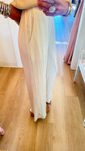 Ecru Lace Trim Pants