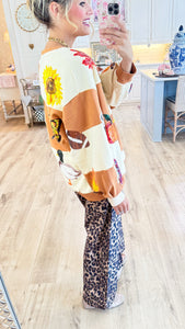 Queen of Sparkle Sequin Fall Sweatshirt