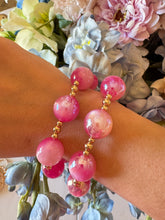 RESTOCK Pink Beaded Bracelet Set of 2