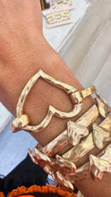 Gold Open Heart Bracelet