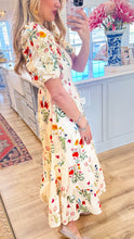 THML Cream Floral Maxi Dress