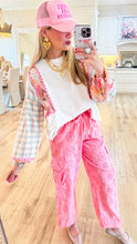 Pink Eyelet Cargo Pants