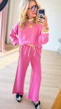 Candy Pink Contrast Trim Scuba Set