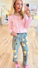 Denim Multi Heart Patchwork Pants