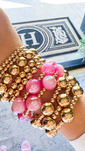RESTOCK Pink Beaded Bracelet Set of 2