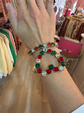 Top Christmas Crystal Gold Bracelet
