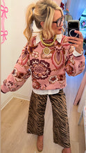 Mauve Multi Floral Print Sweater
