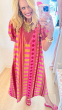 Plum Multi Print Midi Dress