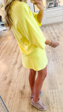 Lemon Luxe Knit Skirt Set