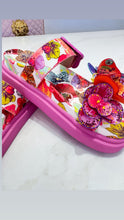 Betsey Johnson Platform Flower Sandals