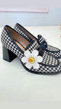 Betsey Johnson Black and White Heeled Loafer