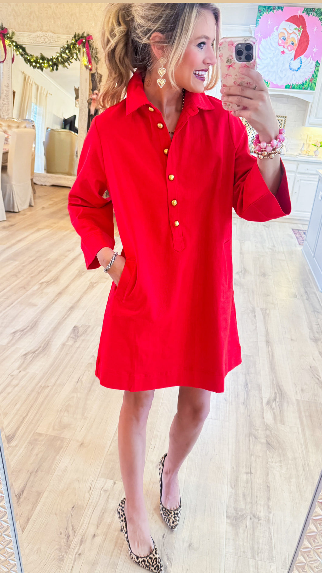 Caryn Lawn Red Dress