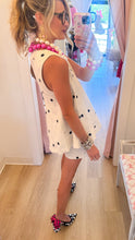 Ivory and Black Polka Dot Short Set