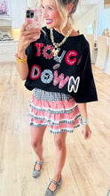 Red and Black Gingham Skirt