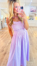 Lavender Gingham Dress