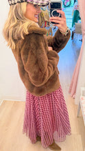 Brown Faux Fur Jacket