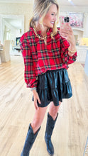 Red Plaid Tunic