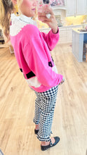 Queen of Sparkle Pink Santa's Coat Cardigan