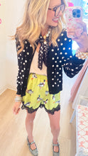 Black and White Polka Dot Cardigan