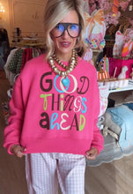 Pink Good Things Ahead Cropped Sweatshirt
