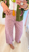 RESTOCK Pink Leopard Print Pants
