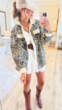 Washed Leopard Print Jacket
