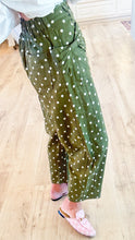 RESTOCK Olive Polka Dot Bow Pants