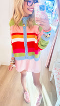 Matcha Sky Stripe Cardigan
