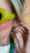 Multi Color Hoop Earrings