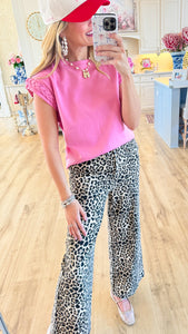 Deal of the day Pink Braided Top