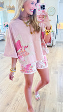 Pink Multi Print Patchwork Short Set