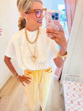 White Cropped Bubble Hem Tee