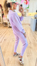 Lilac Mockneck Pullover Pant Set