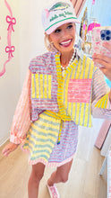 Queen of Sparkle Colorblock Stripe Top