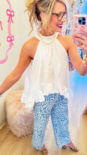 Halter Neck Sleeveless Flowy Top
