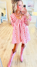 Pink Stripe Bubble Romper