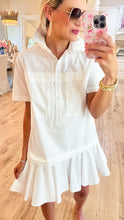 Off White Button Down Dress